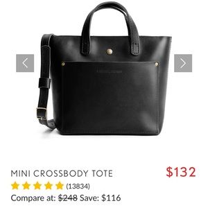 Portland leather goods mini crossbody